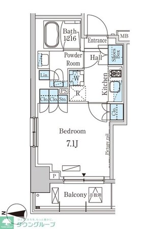 パークアクシス錦糸町WESTの物件間取画像